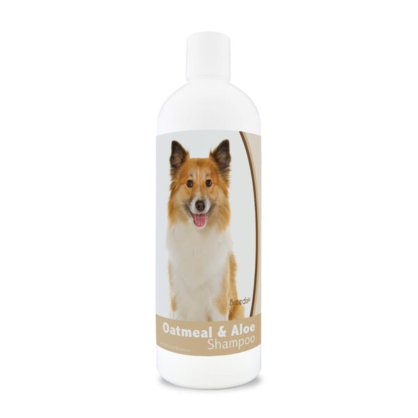 Healthy Breeds 16 oz Icelandic Sheepdog Oatmeal Shampoo with Aloe 840235172284 - main